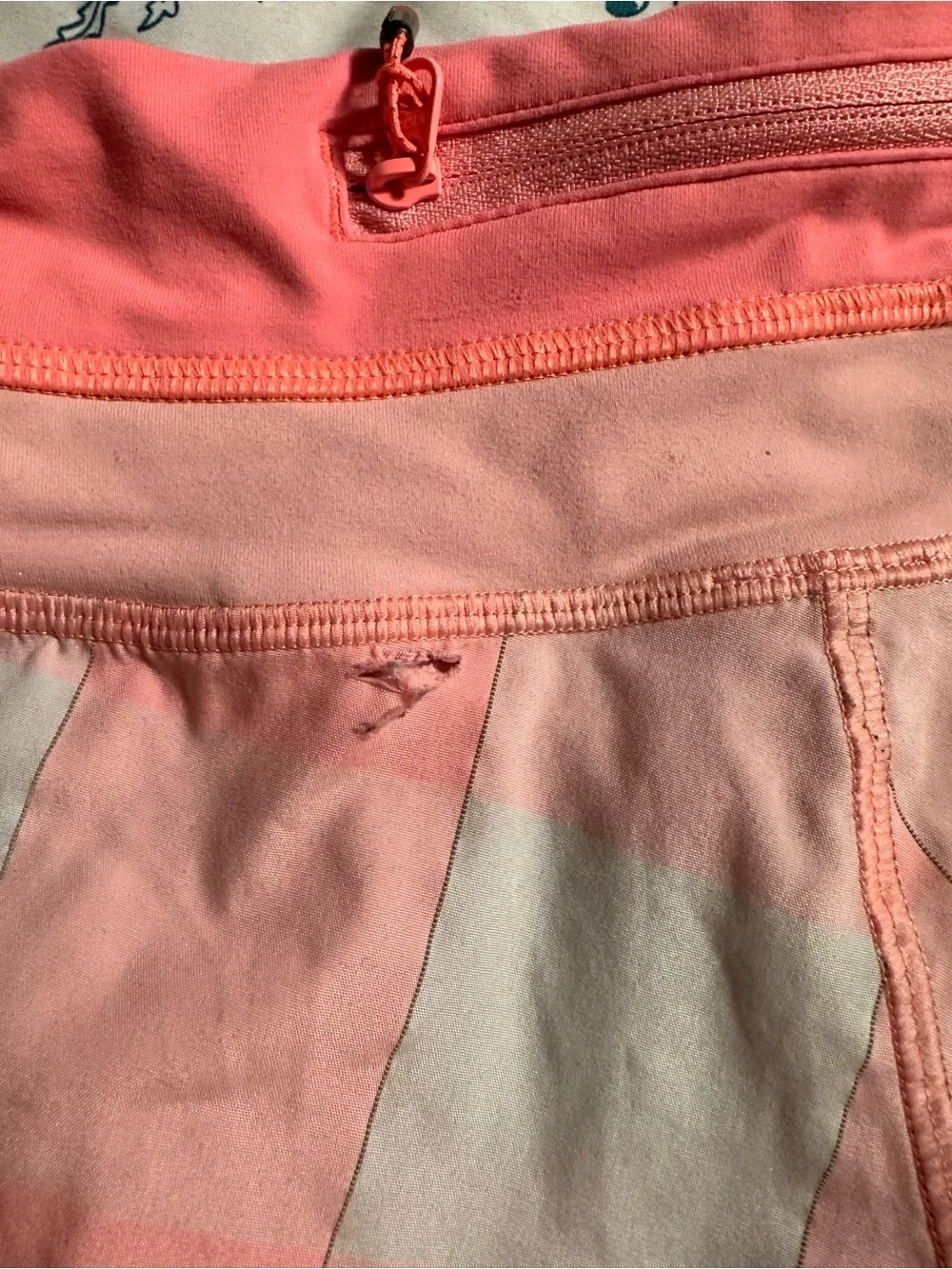 Lululemon Pink Plaid Shorts